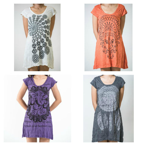 Sure Design Womens Tunic Dresses