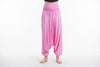 Solid Color 2-in-1 Jumpsuit Harem Pants in Pink