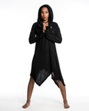 Wholesale Hooded Pixie Sweater Dress in Black - $25.00