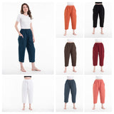 Wholesale Assorted set of 10 Cropped Cotton Pants - $110.00