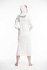 Sure Design Womens Tree Of Life Long Sleeve Hoodie Dress White