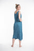 Sure Design Womens Tree Of Life Scoop Neck Tank Dress Denim Blue