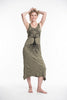 Sure Design Womens Tree Of Life Scoop Neck Tank Dress Green