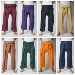 Assorted set of 10 Silky Soft Thai Fisherman Pants