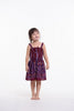Kids Paisley Feathers Tank Dress in Red