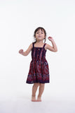 Wholesale Kids Paisley Feathers Tank Dress in Purple - $9.00