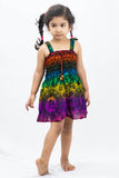 Wholesale Kids Rainbow Elephant Tank Dress in Purple - $9.00