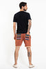 Unisex Terry Shorts with Aztec Pockets in Orange