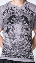 Sure Design Men's Batman Ganesh T-Shirt Gray