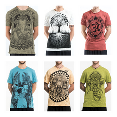 Assorted set of 5 Sure Design Men's T-Shirts