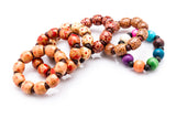Wholesale Assorted 6 Piece Set Thai Wooden Mala Beads Bracelets - $18.00
