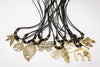 Assorted 10 Piece Set Hand Made Brass Necklace