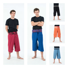 Assorted set of 5 Fisherman Pants 3/4 Length