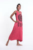 Sure Design Womens Dreamcatcher Scoop Neck Tank Dress Red