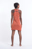 Sure Design Women's See No Evil Buddha Tank Dress Orange