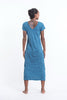 Sure Design Womens Dreamcatcher V Neck Tee Dress Denim Blue