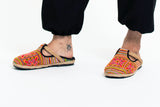 Wholesale Hmong Patchwork Embroidered Slipper Sandals - $12.50