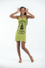 Sure Design Women's Infinitee Yoga Stamp Tank Dress Lime