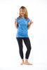 Sure Design Women's Blank T-Shirt Blue