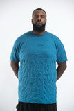 Wholesale Plus Size Sure Design Men's Blank T-Shirt Denim Blue - $11.00