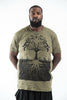 Plus Size Sure Design Men's Tree of Life T-Shirt Green