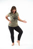 Plus Size Sure Design Women's Octopus T-Shirt Green