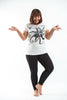 Plus Size Sure Design Women's Octopus T-Shirt White