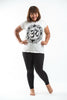 Plus Size Sure Design Women's Infinitee Ohm T-Shirt White