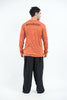 Sure Design Unisex Ohm and Koi fish Long Sleeve T-Shirt Orange