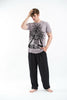 Sure Design Men's Chakra Meditation T-Shirt Gray