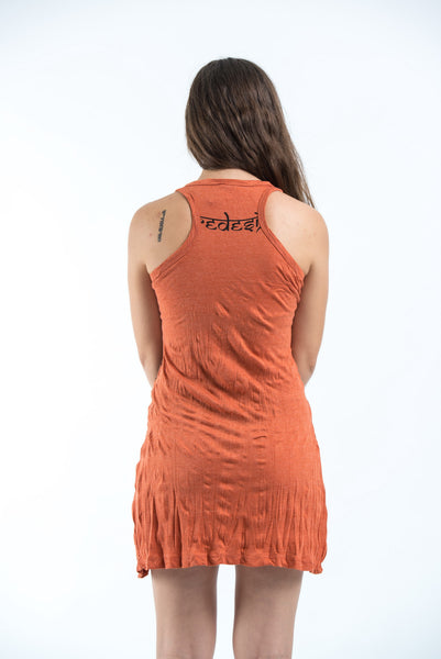 Wholesale Sure Design Women's Ohm and Koi fish Tank Dress Orange