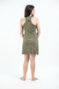 Sure Design Women's Infinitee Ohm Tank Dress Green