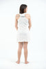 Sure Design Women's Infinitee Ohm Tank Dress White