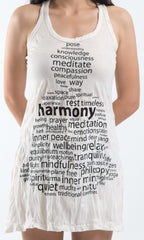 Sure Design Women's Harmony Tank Dress White