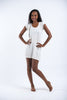 Sure Design Womens Solid Dress White