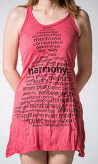 Sure Design Women's Harmony Tank Dress Red