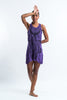 Sure Design Women's Sacred Geometry Mandala Tank Dress Purple
