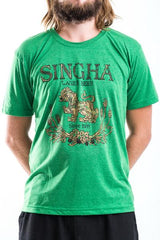 Men's Singha Beer T-Shirt Green