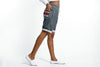 Unisex Terry Shorts with Aztec Pockets in Black