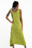 Sure Design Womens Lord Ganesh Scoop Neck Tank Dress Lime