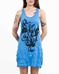 Sure Design Women's Garuda Tank Dress Blue