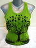 Sure Design Women's Tree of Life Tank Top Lime