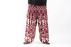 Plus Size Imperial Elephant Unisex Elephant Pants in Red