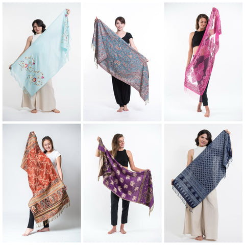Scarves, Pashminas, and Shawls