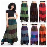 Wholesale Assorted set of 3 Patchwork Long Skirt - $42.00