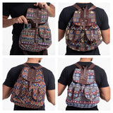 Wholesale Assorted set of 4 Ethnic Aztec Festival Boho Backpack - $60.00