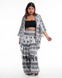 Wholesale Unisex Parade Elephant Lounge Set in White - $18.50