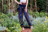 Peacock Eye Unisex Harem Pants in Navy