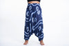 Plus Size Tie Dye 2-in-1 Jumpsuit Harem Pants in Indigo