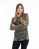Sure Design Unisex Sacred Geometry Mandala Hoodie Green